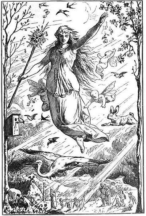 Ostara_by_Johannes_Gehrts 1884