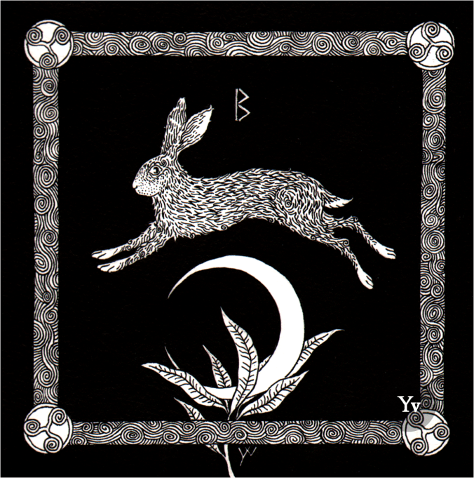 Hare charm rune fertility magic